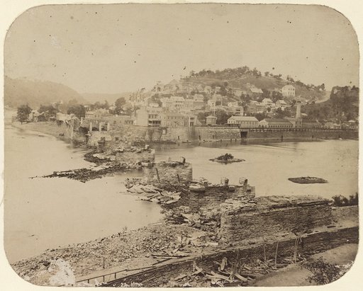 Harper's Ferry, photographed immediately after its evacuation by the rebels. 1861