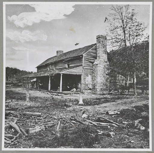 The John Ross house, Rossville Gap, Ga. Hdq. of Gen. Gordon Granger, Battle of Chickmauga [i.e. Chickamauga