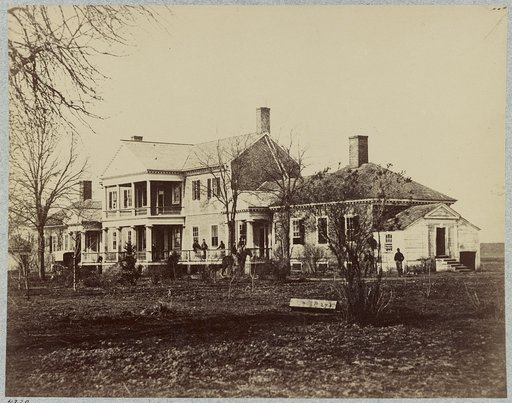 Lacy's house, Falmouth, Va., headquarters of Gen. Burnside