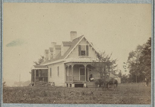 Haxall's house, used as hospital after battle of White Oak Swamp