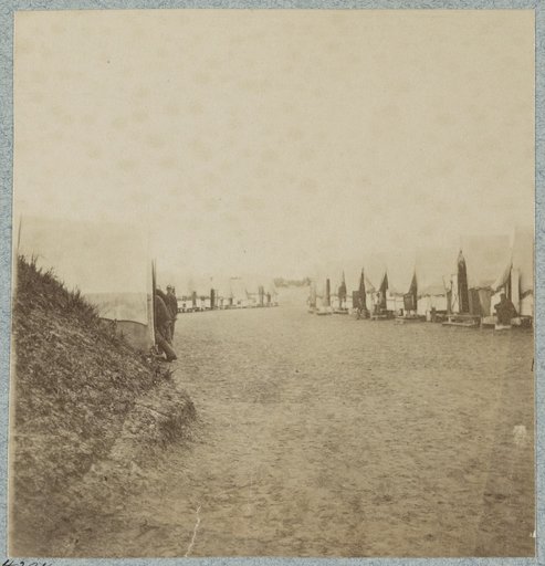 Interior of Fort Wagner, in April, 1865
