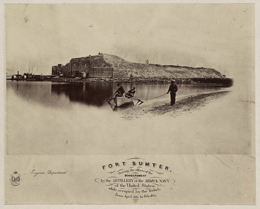 Fort Sumter, showing the effects of the bombardment by the artillery of the Army & Navy of the United States; while occupied by the rebels from April, 1861 to Feb., 1865