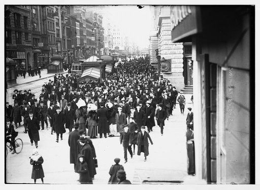 Suffragettes on 23rd St., New York