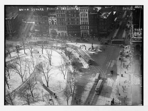 Union Square from a skyscraper, New York