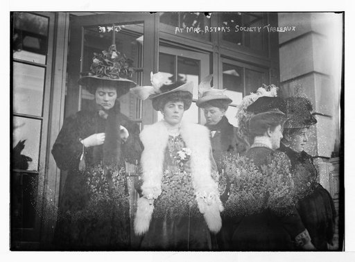 Women at Mrs. Astor's society tableaux, New York
