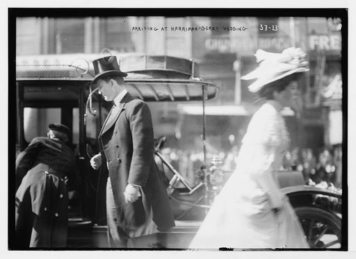Guests arriving at Harriman - Gerry wedding