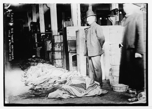 Dead children, from Cleveland School fire