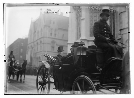 C. F. Murphy [seated in carriage, New York