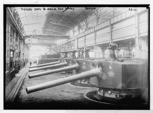 H.M.S. Shannon] Vickers Sons & Maxims Gun Works