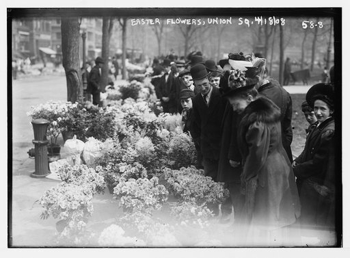 Easter flowers, Union Square [New York