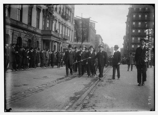 Socialist parade in Union Square, New York
