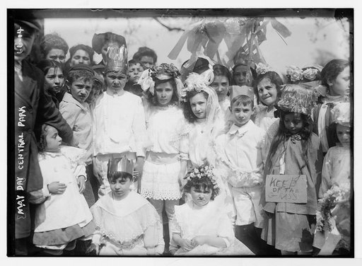 Children on May Day in Central Park, New York