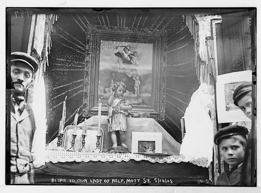Altar to Our Lady of Help, Mott St., Brooklyn, N.Y.
