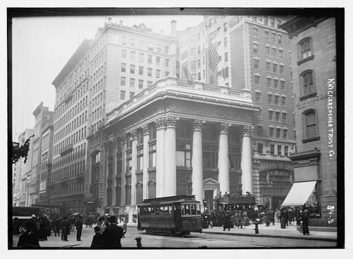 Knickerbocker Trust Co., exterior view, New York