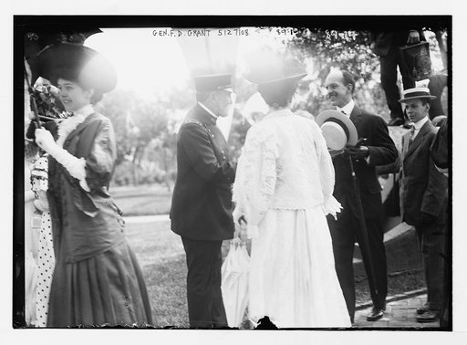 Garden party, Governor's Island, Gen. F.D. Grant, New York