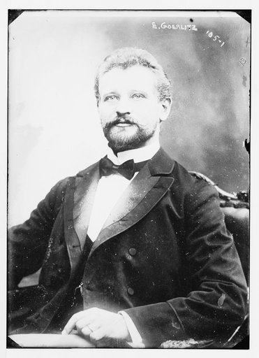E. Goerlitz, seated, front bust