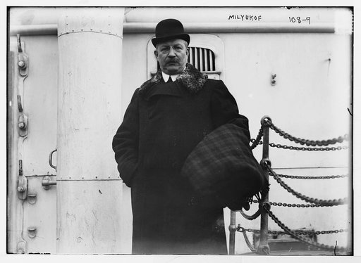Milyukof, on ship