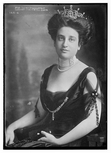 Mrs. Simon Guggenheim [i.e. Olga Hirsh Guggenheim], portrait bust, copyright by Harris & Ewing