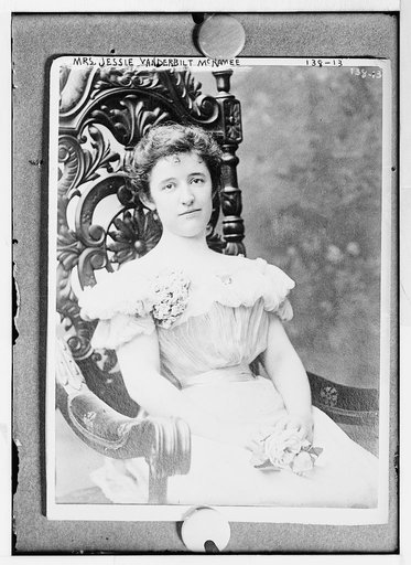 Mrs. Jessie Vanderbilt McNamee, seated
