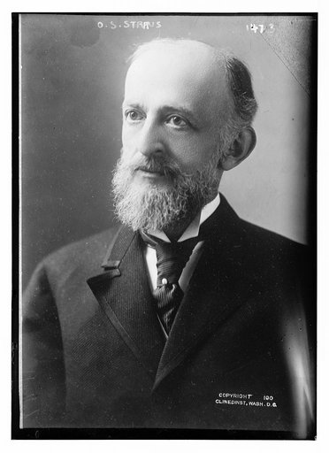 O.S. Straus, portrait bust, copyright by Clinedinst, Wash., D.C.