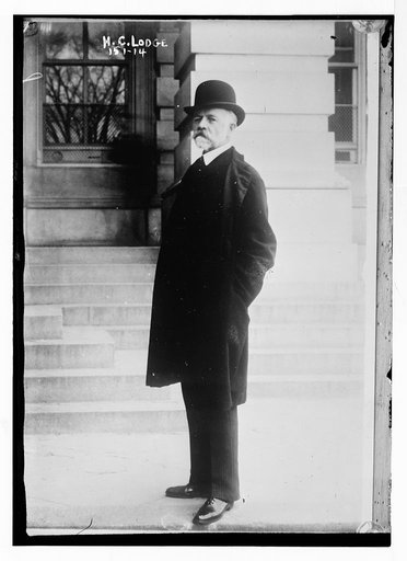H.C. Lodge, standing