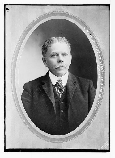 C.M. Wilson, Utah, delegate to Republican National Convention, cameo portrait