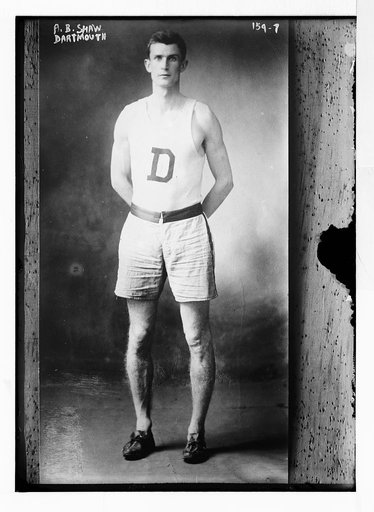 A.B. Shaw, athlete, Dartmouth