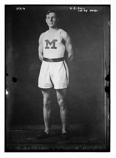 G.A. Dull, Univ. of Michigan, athlete