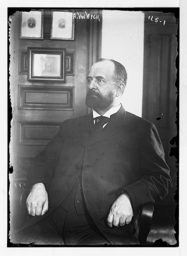 A. van Wyck, seated