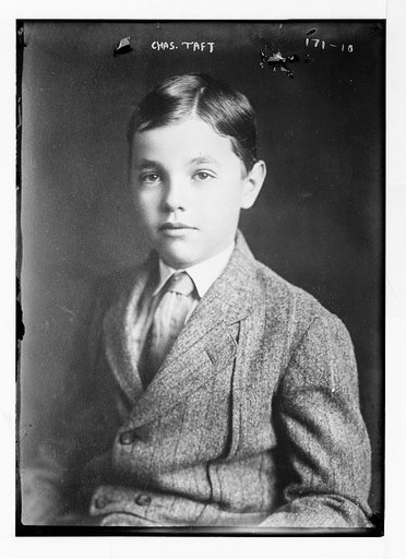 Chas. Taft, portrait bust of young boy