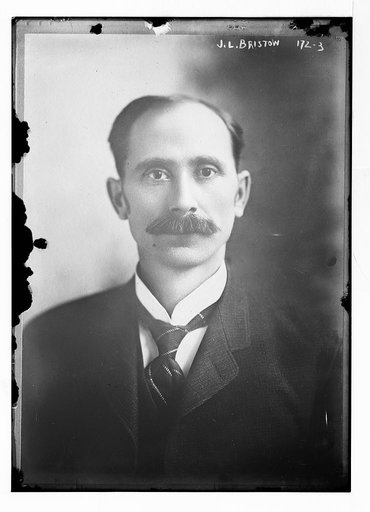 J.L. Bristow, portrait bust