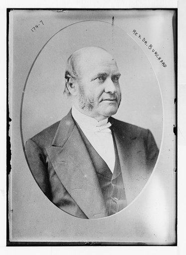 Rev. Dr. Burchard, cameo portrait