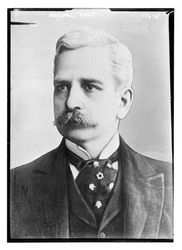 Marshall Field, portrait bust