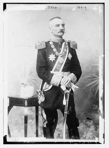 King of Servia, in uniform