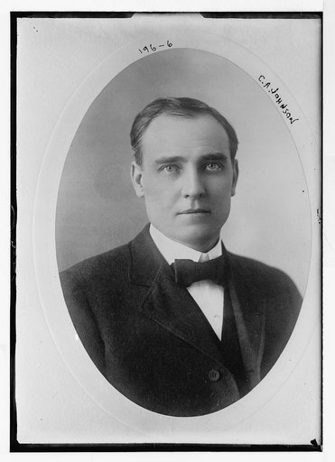 C.A. Johnson, cameo portrait