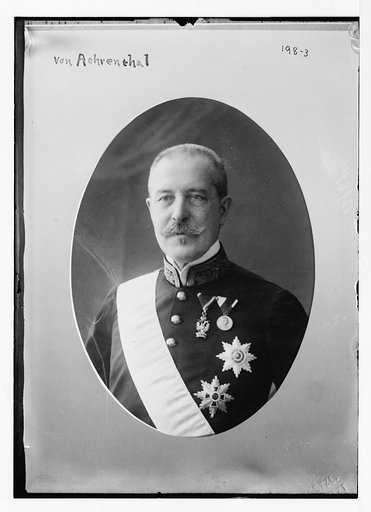 von Aehrenthal, cameo portrait, in uniform