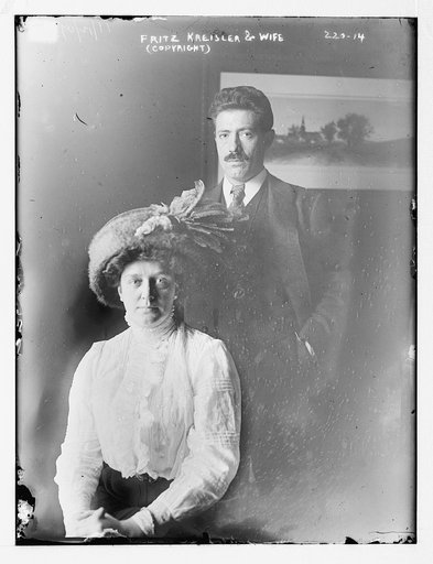 Fritz Kreisler & wife