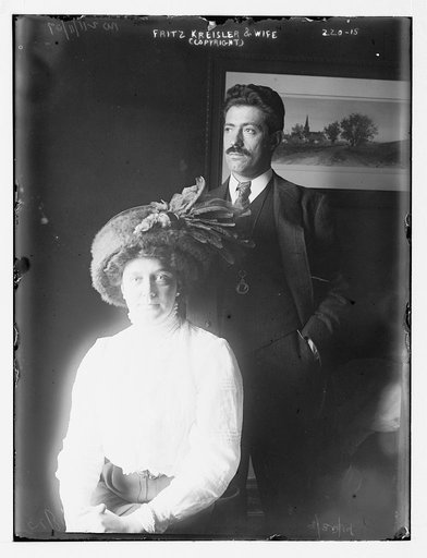Fritz Kreisler & wife