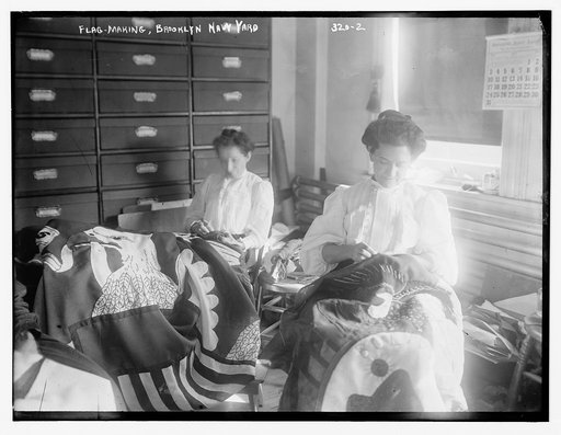 Flag-making, Brooklyn Navy Yard