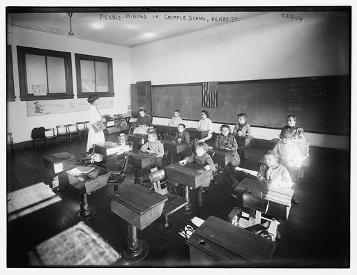 Mentally Retarded children in E.S.F.S. for Crippled Children