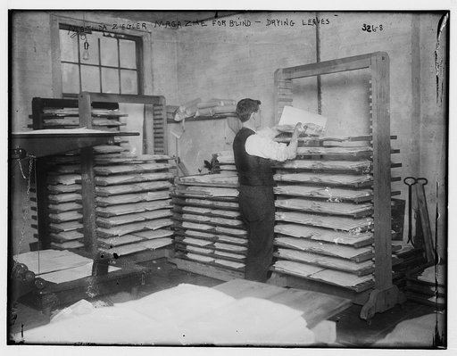 Matilda Ziegler Magazine For Blind, Drying leaves