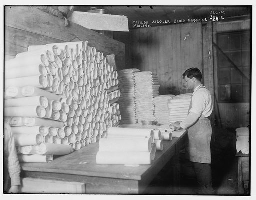 Matilda Ziegler Blind Magazine, Mailing [Staatsburg