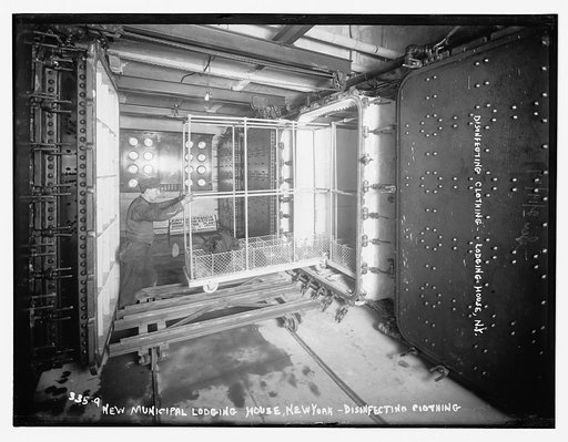 Disinfecting clothing, Lodging house, N.Y.