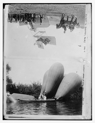 Clement-Bayard after collapse & fall