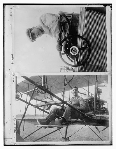 Arbre in #3 Biplane at Reims