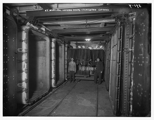 N.Y. Municipal Lodging House: Fumigating clothing