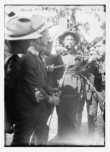 Hazing militiaman, Ft. Wadsworth