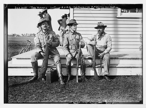 Sea Girt Tyro winners 2d troop N.J.N.G. (A.M. Poindexter, G.W. Kisner, G.J. Nordell)