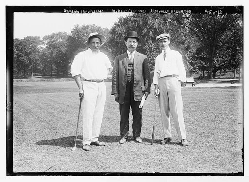 Golf match] Geo. Low, (Baltusrol); W. Head (trainer) and Jack Jolly, Arlington