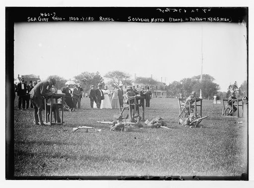 Sea Girt -- 1000-yard range souvenir match (Troop A. & 7th Reg't N.Y.N.G. men)